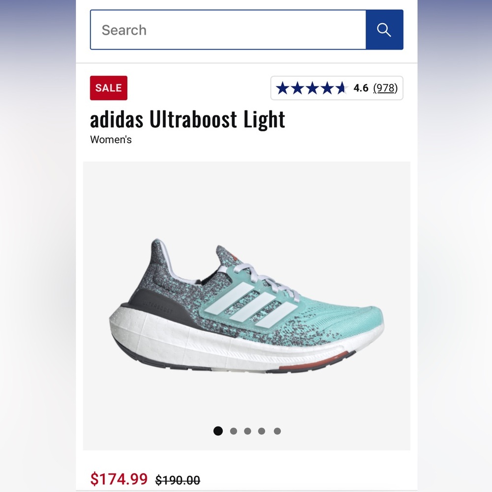 Adidas ultraboost lite size 7.5 - Picture 1 of 5